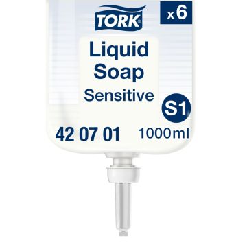 Tork Savon liquide Mains - Peaux sensibles S1 - SAVON TORK PREMIUM EXTRA DOUX - SCA HYGIENE PRODUCTS