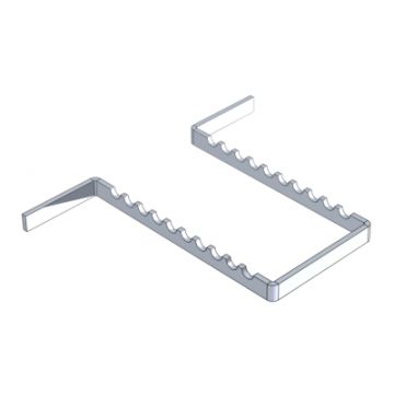 Porte Instruments Pour Plateaux 18X14Cm Nichrominox