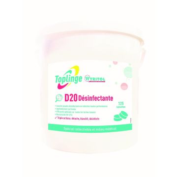 LESSIVE TABLETTE WYRITOL D20 DESINFECTANTE