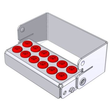 Plug In Nichrominox 12 Perforations Rouge Fg/Ca (1)