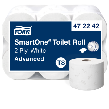 Tork SmartOne® Papier toilette rouleau blanc T8 - DISTRIBUTEUR SMARTONE - SCA HYGIENE PRODUCTS