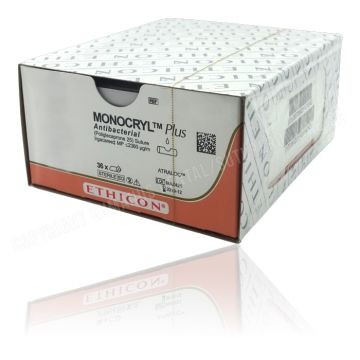 Sutures Monocryl + Multipass 4/0 3/8 Cercle 19Mm (36)