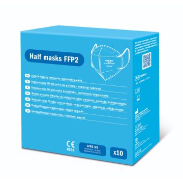 Masques Ffp2 Nr Blancs Kingphar (10X1) - Kingphar