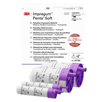 3M™ Impregum™ Penta™ Soft, Matériau d’empreintes Polyéther, boîte standard - SOLVENTUM - IMPREGUM PENTA