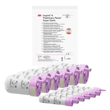 3M™ Imprint™ 4 Preliminary Penta™ Super Quick, Matériau d'empreintes VPS, boîte triple - SOLVENTUM - IMPRINT 4 PRELIMINARY - AUTO-AUTO CERTIFICATION