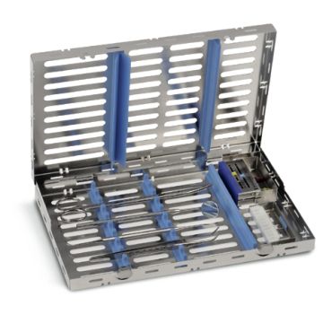 Cassette Mixte Nichro. 28X18 Cm Bleu