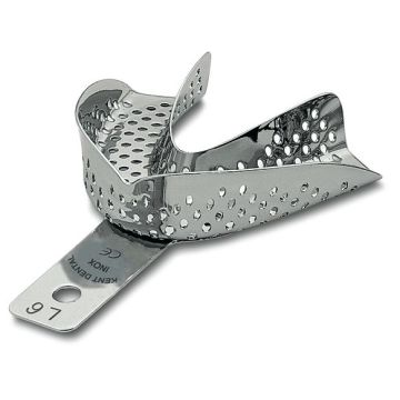 Porte-empreintes Inox perforé KENT DENTAL