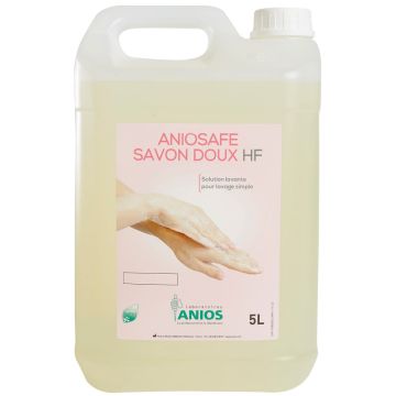 Aniosafe savon Doux HF - Bidon de 5 L - LABORATOIRES ANIOS