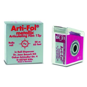 Arti-Fol Metallic Shimstock Rouleau - BAUSCH - PAPIER A ARTICULER BAUSCH - BAUSCH JEAN DR GMBH & CO KG