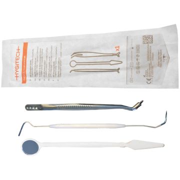 BASICS SET 3 INSTRUMENTS  HYGITECH (400) - SET 3 INSTRU HYGI - 1639-SGS BELGIUM - CLASSE I STERILE