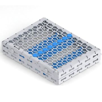 Cassette Galaxy Slide 18X14 - Bleu - Nichrominox - NICHROMINOX SAS - AUTO-AUTO CERTIFICATION - CLASSE I