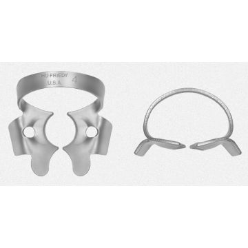 Crampons à digues Satin Stell RDCM HU-FRIEDY - CRAMPONS HU-FRIEDY - AUTO CERTIFICATION - CLASSE I