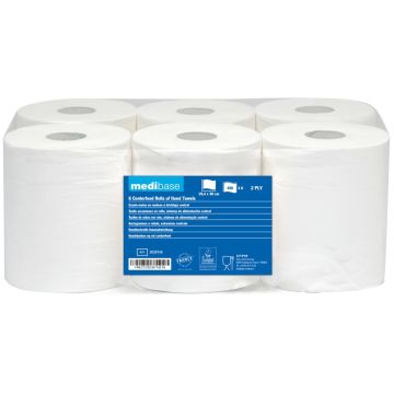 Essuie-mains en bobine Medibase (6 bobines de 103 m) - ESSUIE-MAINS BOBINES MEDIBASE - CFPM