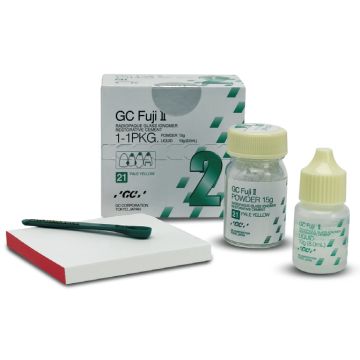 Fuji II Coffret Poudre/Liquide(15G+8Ml) - GC - GC EUROPE N.V. - 2797-BSI GROUP PAYS-BAS BV