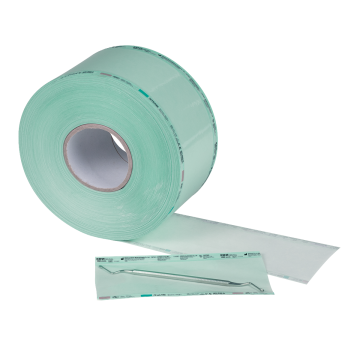 Gaine de stérilisation largeur 10 cm - Rouleau 200 m - KENT DENTAL - NINGBO GREETMED - AUTO-AUTO CERTIFICATION