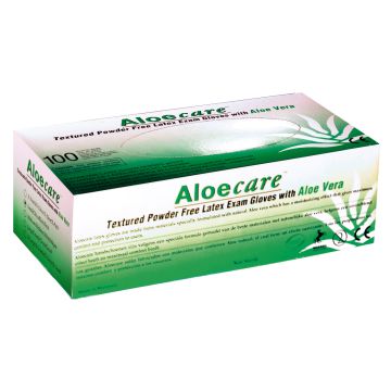 GANTS LATEX ALOECARE VERTS MEDISTOCK (100) - AUTO-AUTO CERTIFICATION - CLASSE I