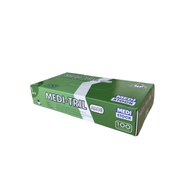 Gants Medi-Tril Aloe Non Poudrés (100) - Medistock - MEDISTOCK SAS - CLASSE I