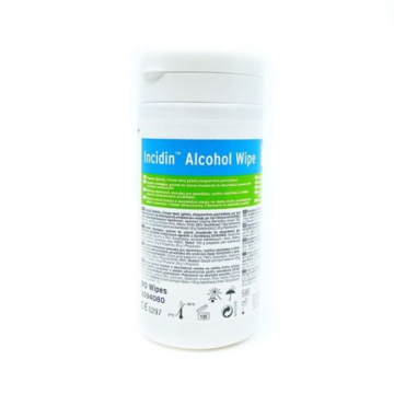 LINGETTES INCIDIN ALCOOL BOITE (90) - ECOLAB - CE0297 - Dispositif médical de classe IIa et Biocide TP2.