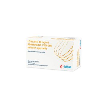 LONCARTI ADRÉNALINE (Boite de 50 unités) - INIBSA - INIBSA - EURODEP PHARMA