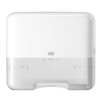 Mini distributeur pour essuie-mains pliés en V blanc H3 - Tork  - DISTRIBUTEUR H3 TORK - SCA HYGIENE PRODUCTS