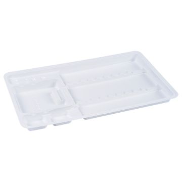 Plateaux jetables 28X18 compartiments striés Smart  - CFPM - SANS CLASSE