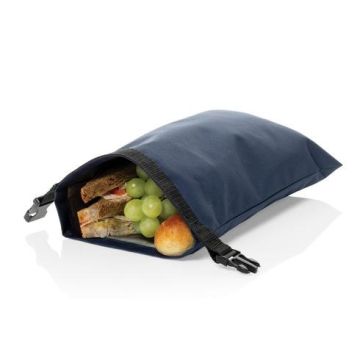 SAC A LUNCH PLIABLE EN RPET BLEU