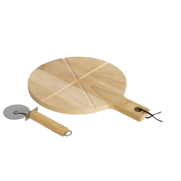 Set à pizza en bois
