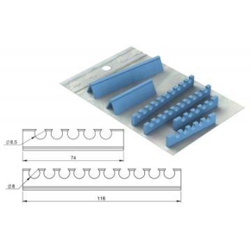 Silicone Pour Easy Clip 15 Bleu - Nichrominox - NICHROMINOX SAS - AUTO-AUTO CERTIFICATION - CLASSE I