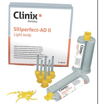 Siliperfect-AD II Light - Boîte de 2 cartouches de 50 ml - CLINIX - ZRK SPA - CE0123
