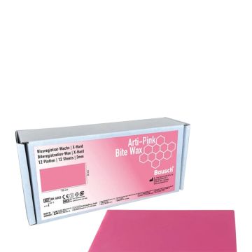 Artpink Bite Wax Plaque 80X150 Mm (12) - Bausch