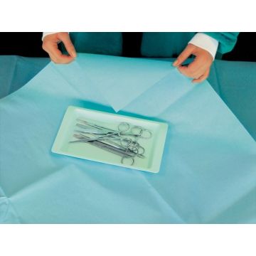 Stérifeuilles soft 60 x 60 cm Bleu - Boite de 300 - HARTMANN