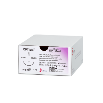 Suture Optime - Boîte de 36 fils - PETERS SURGICAL - PETERS SURGICAL - 0459-G-MED