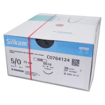 Sutures Silkam 75Cm (36) - B/BRAUN - 0123-TUV PRODUCT SERVICE - CLASSE III