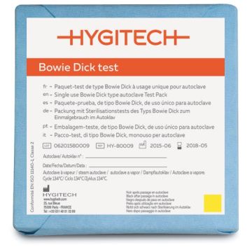 TEST BOWIE DICK HYGITECH - TEST DE STE HYGI