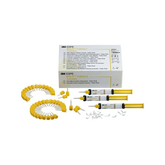 RELYX UNICEM 2 AUTOMIX BOITE STD OFFRE TEINTE A3 OPAQUE main product photo