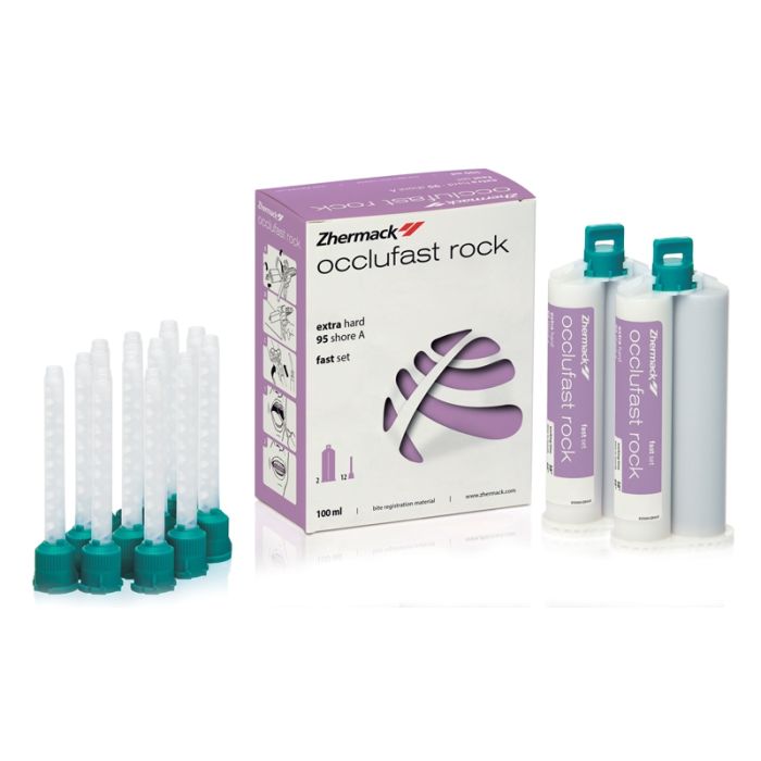 Silicone Occlufast Rock (2x50ml + 12 embouts mélangeurs) - ZHERMACK main product photo