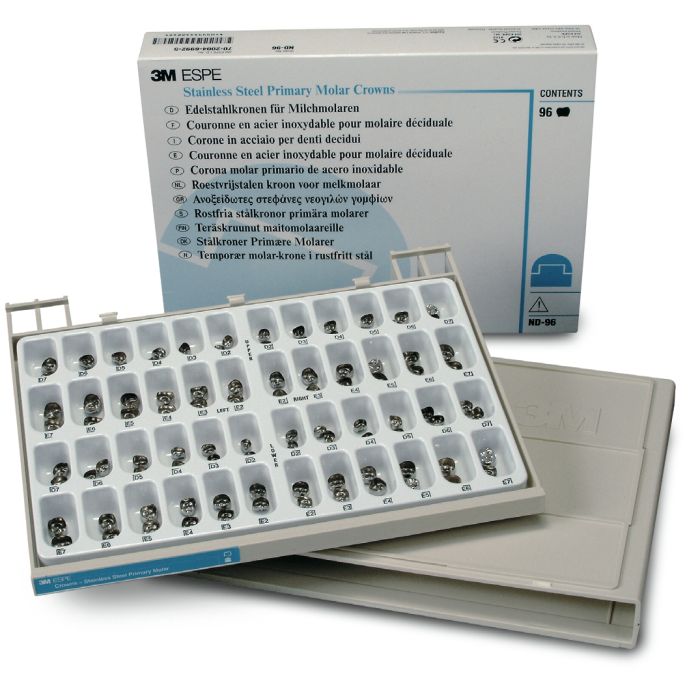 Couronnes Pedo Acier Inox Coffret Nd 96 main product photo