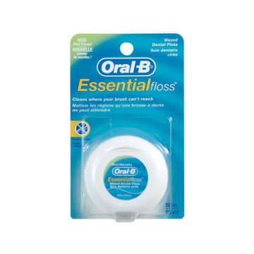 Fil Dentaire Essential Cire Menthole (50M)