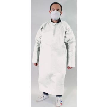 SURBLOUSE PLASTIQUE BLANCHE 152X200CM