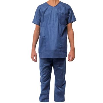 PYJAMAS BLEU FONCE EN PP 40G/M² (10)