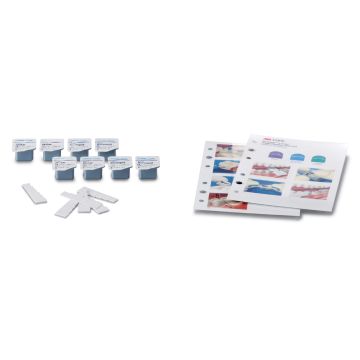 120pcs Matériel dentaire Dents Mixte Couronne temporaire 70pcs Dents  antérieures 50pcs Molaire Facettes postérieures Dents Outil de dentiste