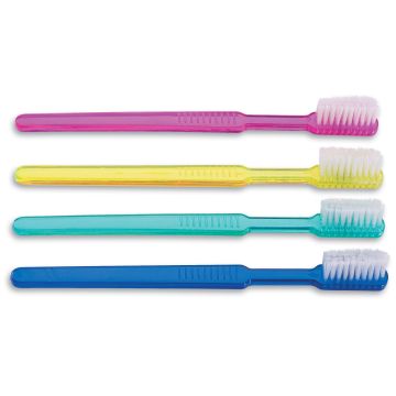 Brosses A Dents Jetables Medium Couleurs Assorties Medibase (100)