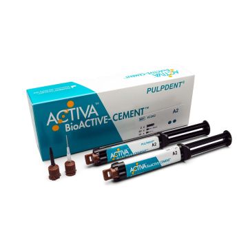 ACTIVA BIOACTIVE ciment (2 x 5 ml + 40 embouts)