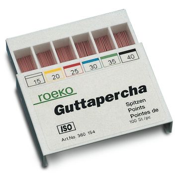 Pointes Guttapercha ISO (100) ROEKO