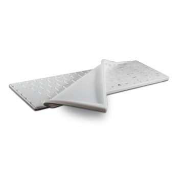 HOUSSE DE PROTECTION CLAVIER HYGIENIQUE BLANC