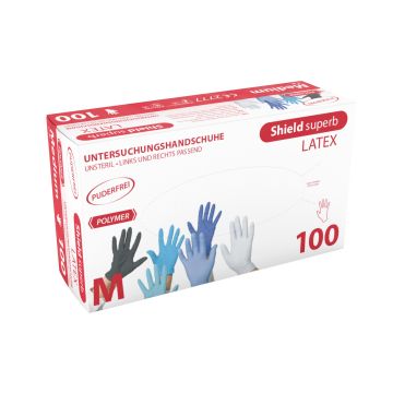 GANTS LATEX N.P. SHIELD SUPERB - TOP GLOVE