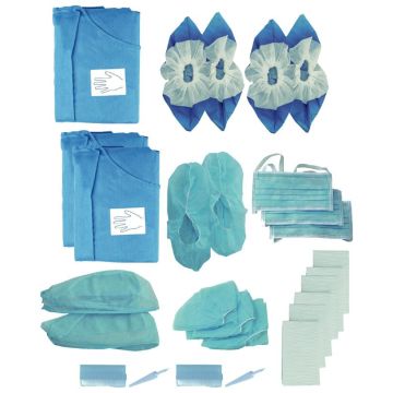 IMPLANWEAR KITS UNIQUE BLEU HYGITECH (5) - Zhangjiagang Zhiyi Medical Health Products Co., Ltd. - 0123
