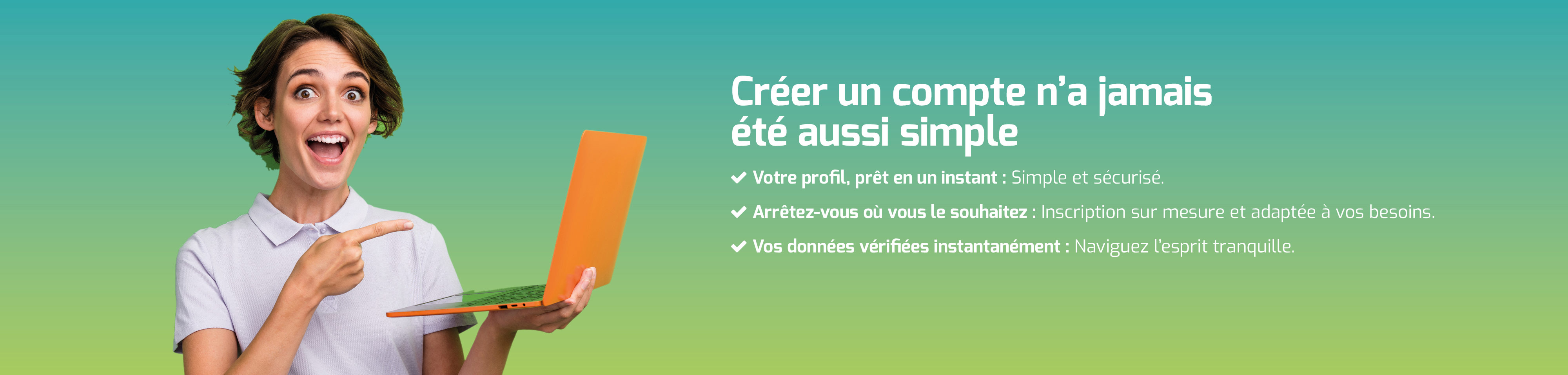 création de compte
